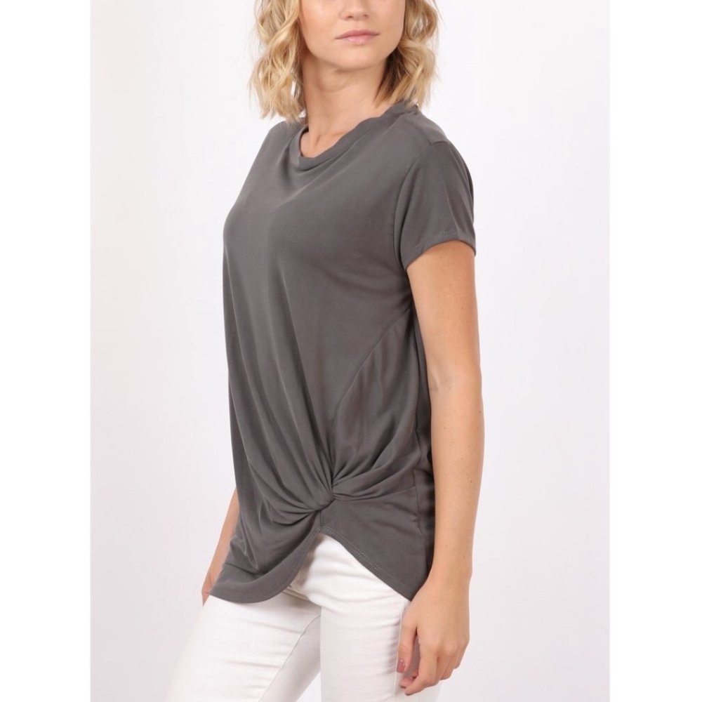 Premium Modal Top With Side Gathering Detail